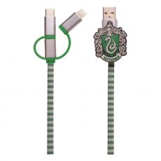 Harry Potter Retractable Hogwarts Scarf Cable 3in1 Slytherin