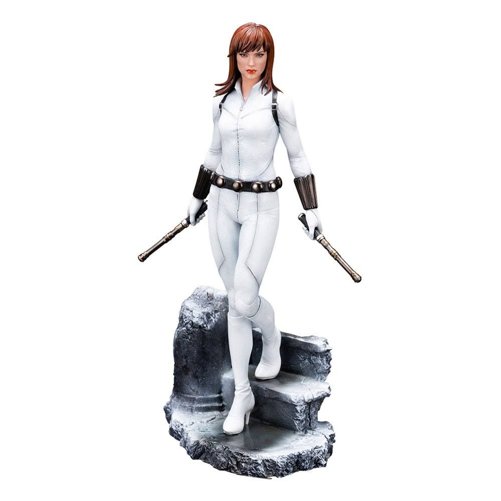 Marvel Universe ARTFX Premier PVC Statue 1/10 Black Widow White Costume Limited Edition 21 cm Kotobukiya