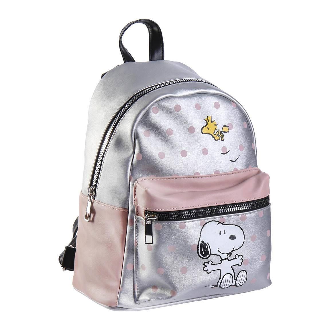 Peanuts Faux Leather Backpack Snoopy & Woodstock Cerdá