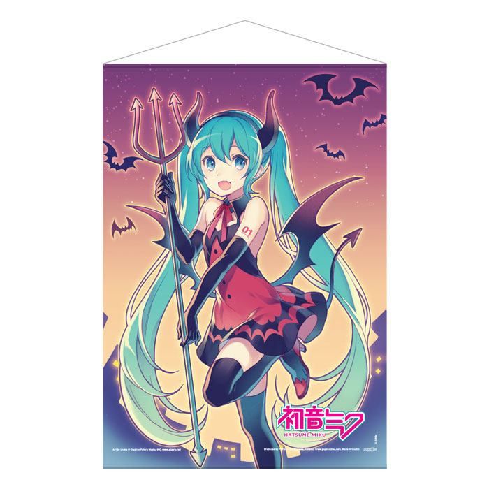 Hatsune Miku Wallscroll Autumn (Halloween) 50 x 70 cm POPbuddies