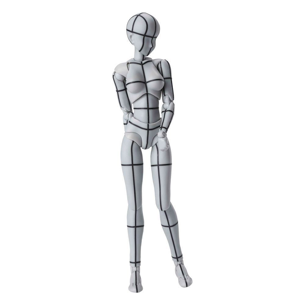 S.H. Figuarts Body Chan Action Figure Wireframe Gray Color Version 14 cm Bandai Tamashii Nations