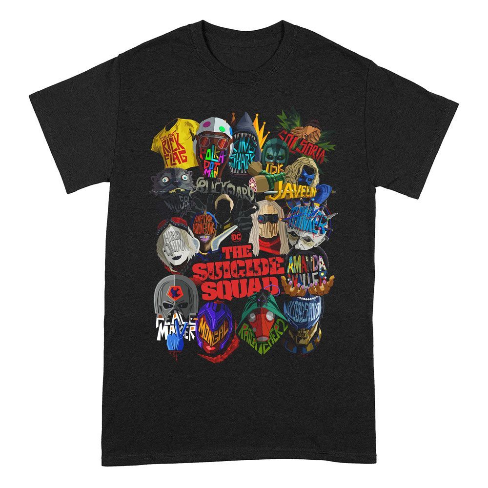The Suicide Squad T-Shirt Mask Poster Size S PCMerch