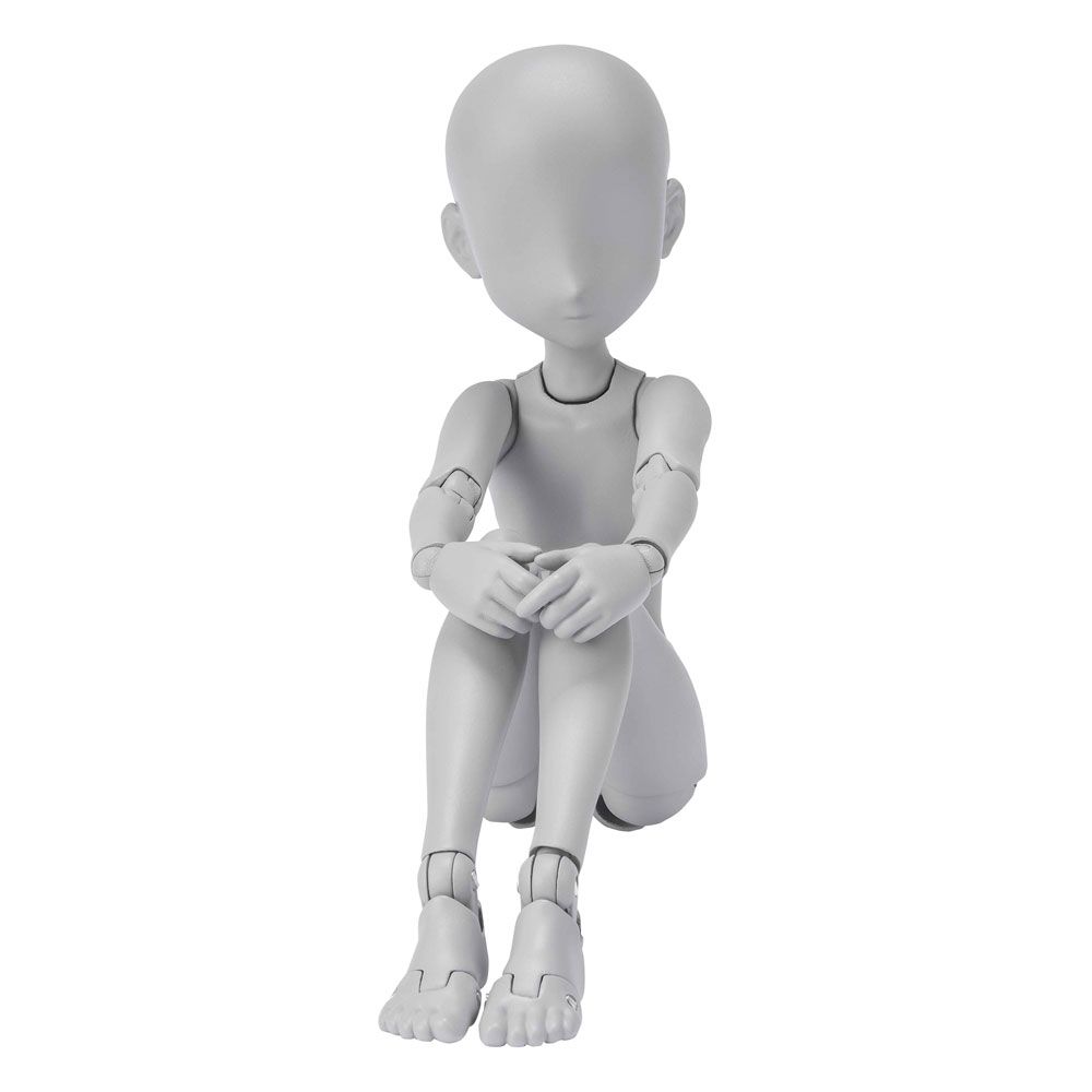 S.H. Figuarts Action Figure Body Chan Ken Sugimori Edition DX Set (Gray Color Ver.) 13 cm Bandai Tamashii Nations