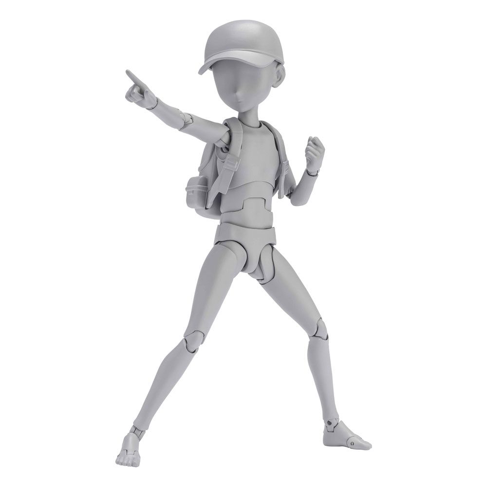 S.H. Figuarts Action Figure Body Kun Ken Sugimori Edition DX Set (Gray Color Ver.) 13 cm Bandai Tamashii Nations