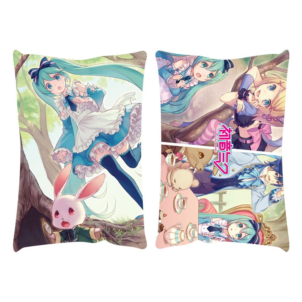 Hatsune Miku Pillow Miku in Wonderlan 50 x 35 cm POPbuddies