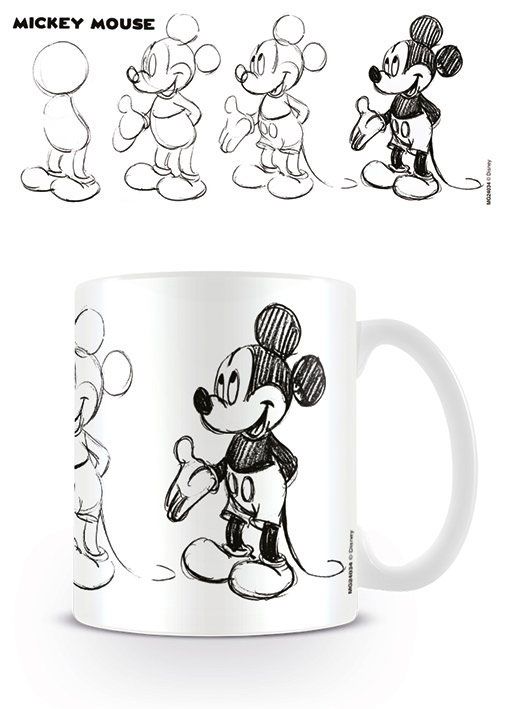 Mickey Mouse Mug Sketch Process Pyramid International