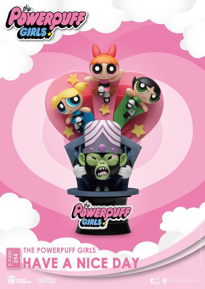 The Powerpuff Girls D-Stage PVC Diorama Have A Nice Day New Version 15 cm Beast Kingdom Toys