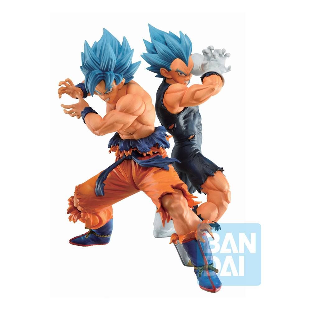Dragon Ball Super Ichibansho PVC Statues SSGSS Son Goku & SSGSS Vegeta (VS Omnibus Super) 20 - 21 cm Bandai Ichibansho