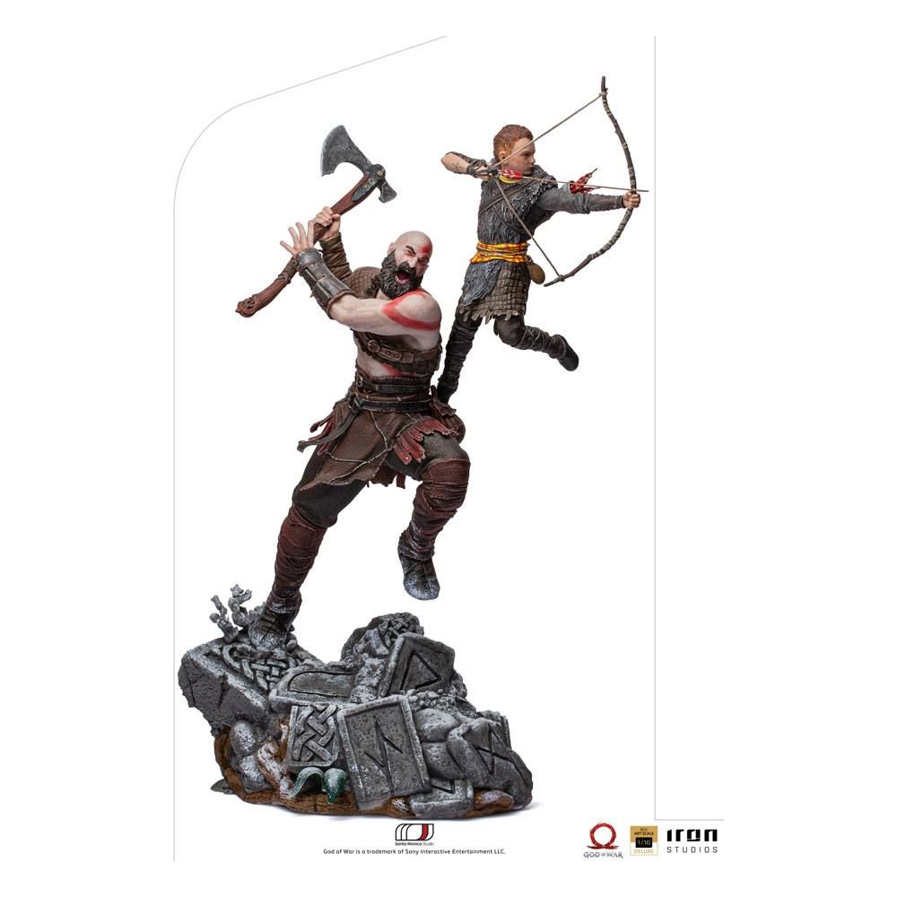 God of War BDS Art Scale Statue 1/10 Kratos & Atreus 34 cm Iron Studios
