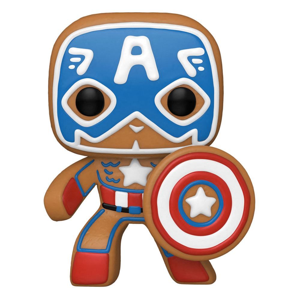 Marvel POP! Vinyl Figure Holiday Captain America 9 cm Funko
