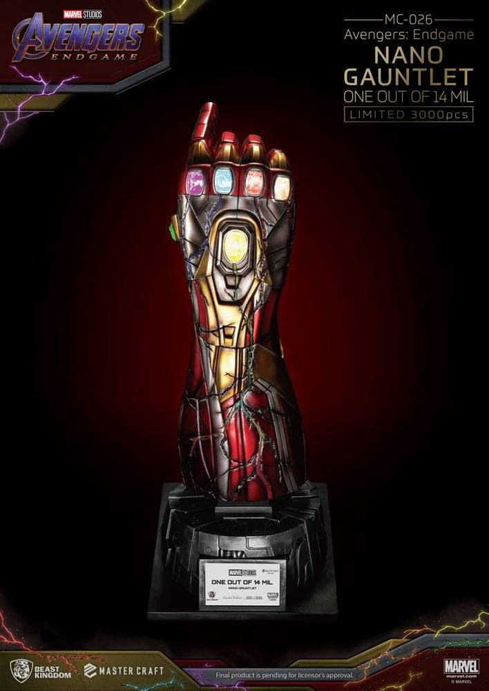 Avengers Endgame Master Craft Statue Nano Gauntlet 1/14000605 47 cm Beast Kingdom Toys