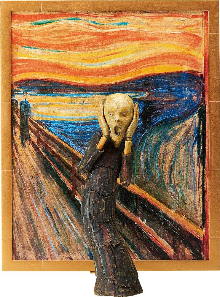 The Table Museum Figma Action Figure The Scream 14 cm FREEing