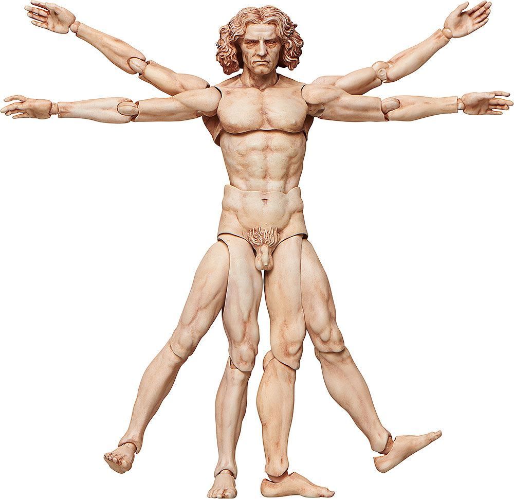 The Table Museum Figma Action Figure Vitruvian Man 16 cm FREEing