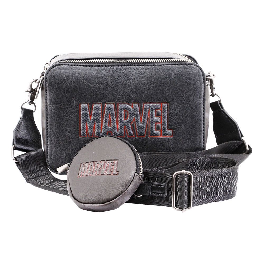 Marvel IBiscuit Shoulder Bag & Cookie Mini Purse Logo Karactermania