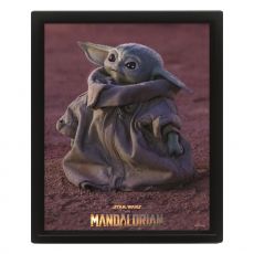 Star Wars: The Mandalorian Framed 3D Effect Poster Pack Grogu 26 x 20 cm (3)