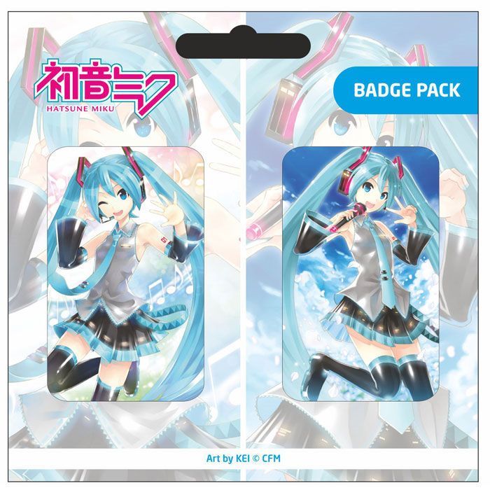 Hatsune Miku Pin Badges 2-Pack Set A POPbuddies