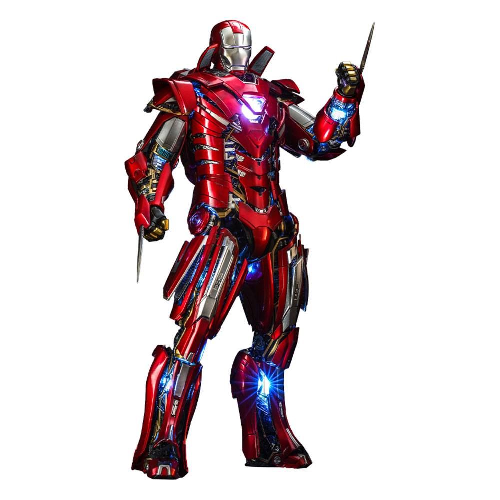 Iron Man 3 Movie Masterpiece Action Figure 1/6 Silver Centurion (Armor Suit  Up Version) 32