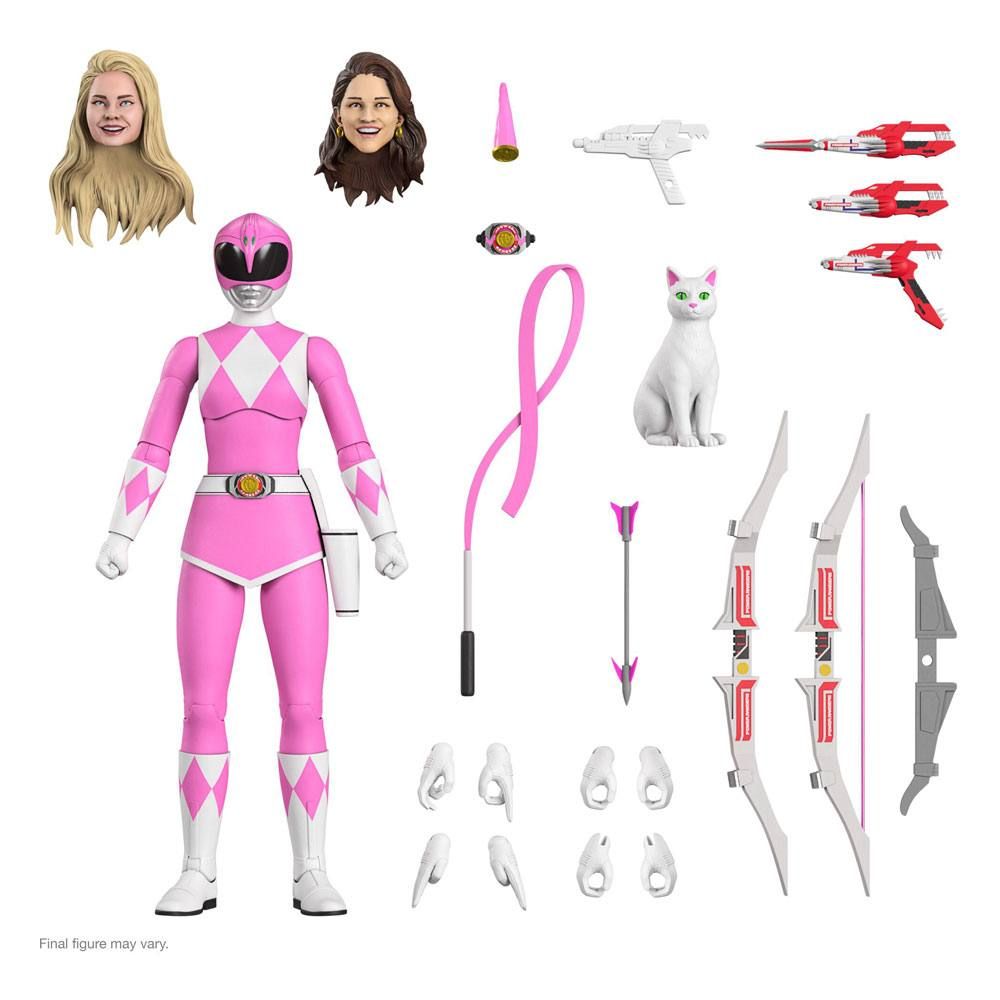 Mighty Morphin Power Rangers Ultimates Action Figure Pink Ranger 18 cm Super7