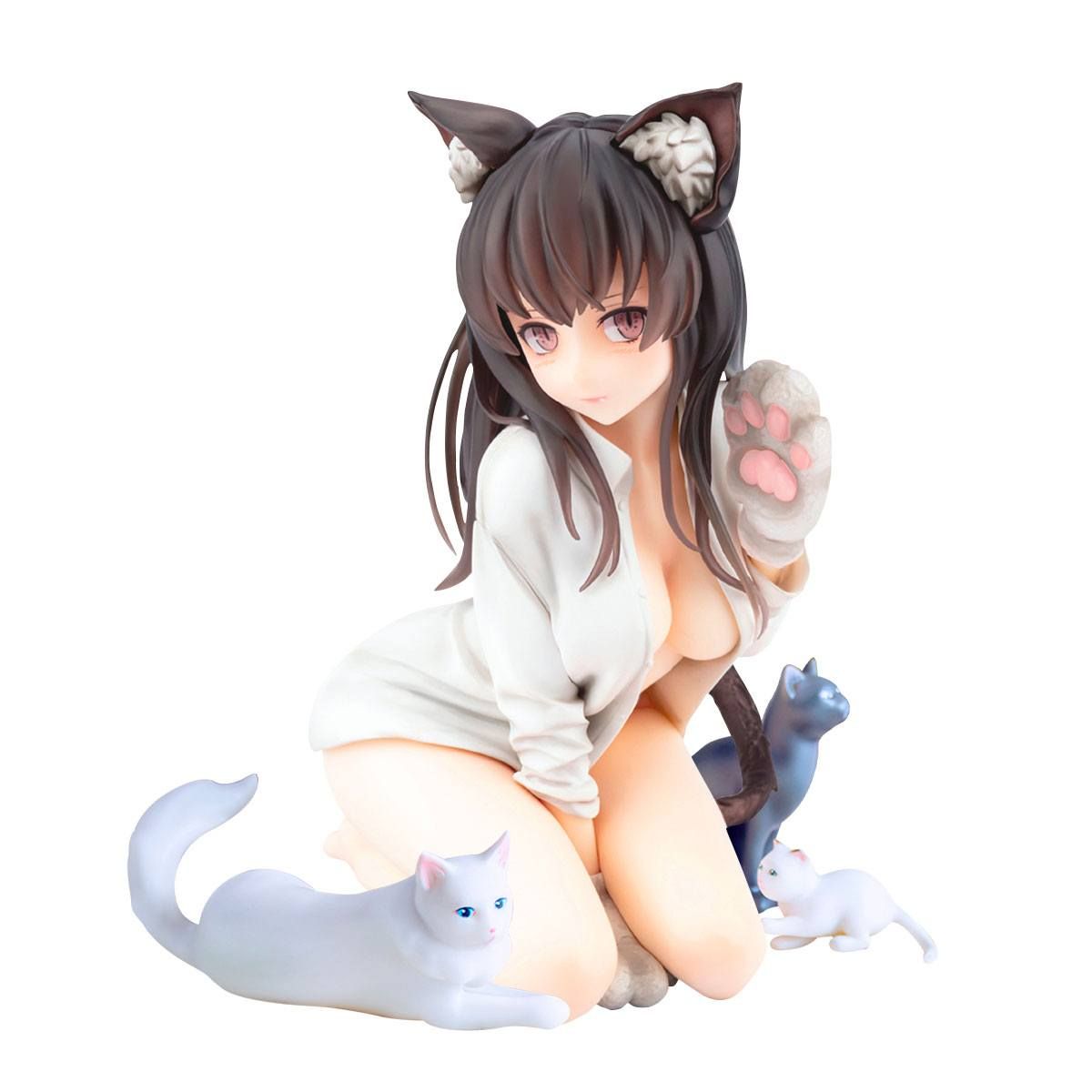 Original Character PVC Statue 1/7 Koyafu Catgirl Mia 15 cm Plum