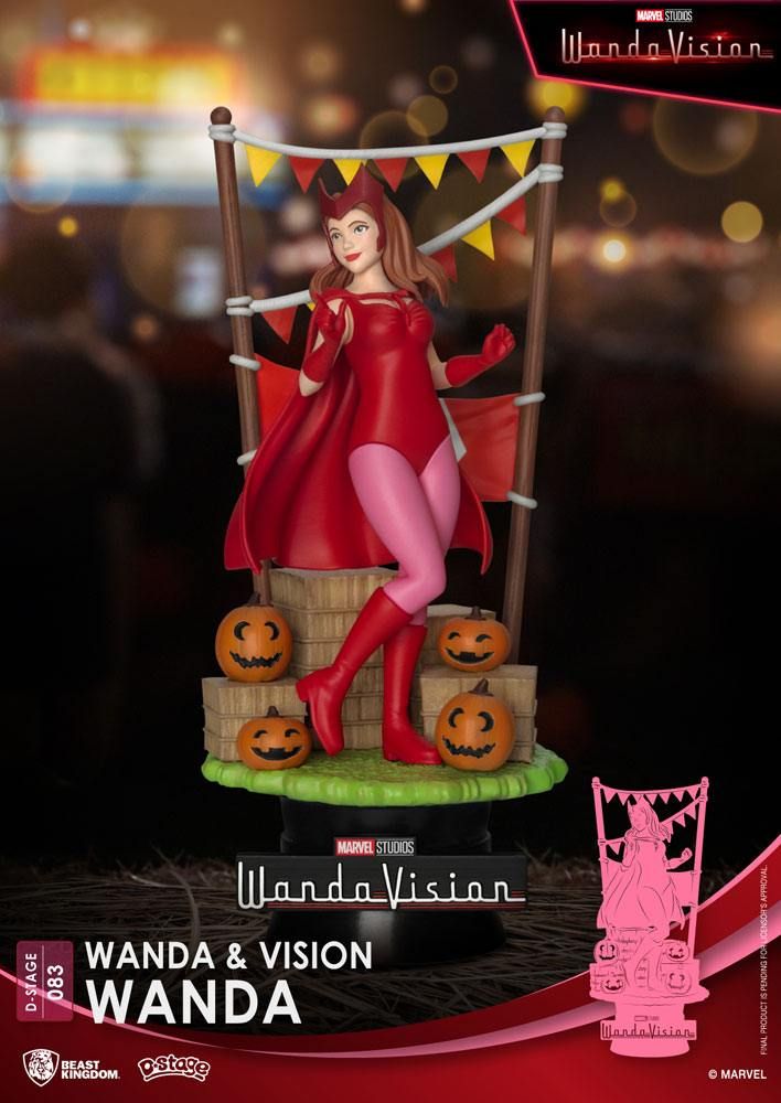WandaVision D-Stage PVC Diorama Wanda Closed Box Version 16 cm Beast Kingdom Toys