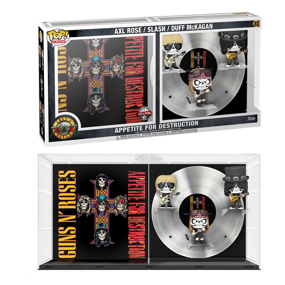 Guns n Roses POP! Albums Vinyl Figure 3-Pack Appetite For Destruction 9 cm Funko