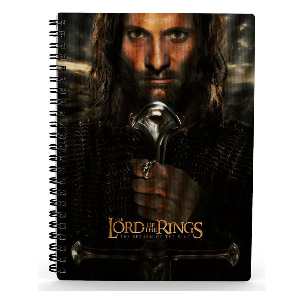 Lord of the Rings Notebook with 3D-Effect Aragorn SD Toys
