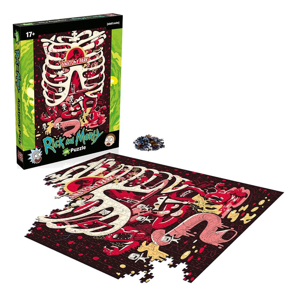 Rick and Morty Jigsaw Puzzle Anatomy Park (1000 pieces) Winning Moves
