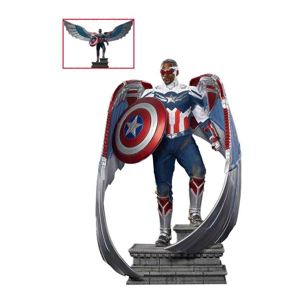 The Falcon and the Winter Soldier Legacy Replica Statue 1/4 Captain America Sam Wilson (Complete) Iron Studios