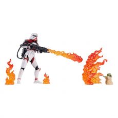 Star Wars: The Mandalorian Vintage Collection Action Figure 2022 Incinerator Trooper & Grogu 10 cm