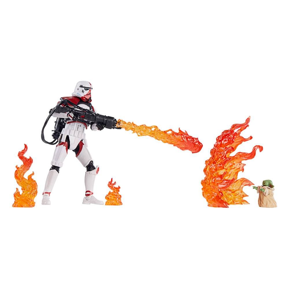 Star Wars: The Mandalorian Vintage Collection Action Figure 2022 Incinerator Trooper & Grogu 10 cm Hasbro