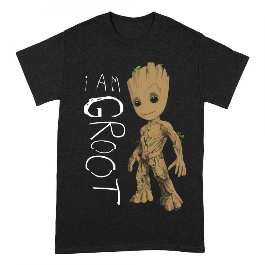 Marvel T-Shirt Guardians of the Galaxy - I Am Groot Scribbles Size M PCMerch