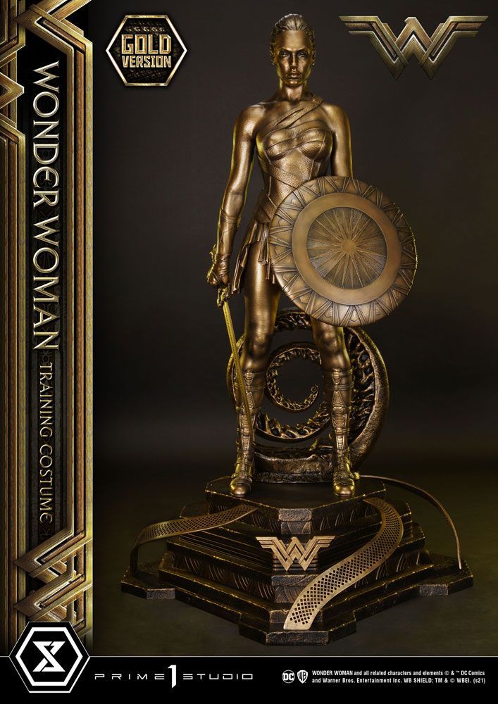 Wonder Woman Statue Wonder Woman Training Costume Gold Version 80 cm Prime 1 Studio