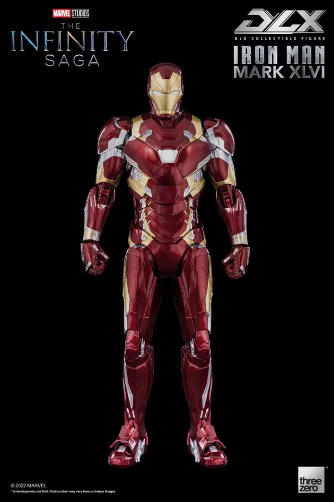 Infinity Saga DLX Action Figure 1/12 Iron Man Mark 46 17 cm ThreeZero