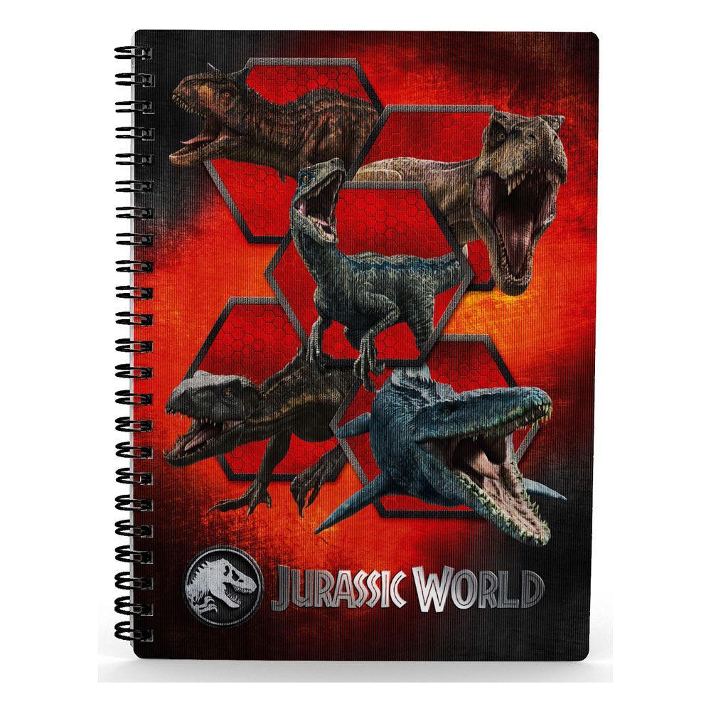 Jurassic World Notebook with 3D-Effect Carnivorous SD Toys