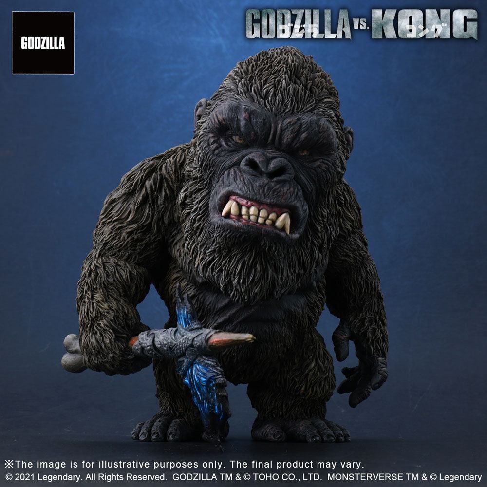 Kong vs Godzilla (2021) Defo-Real Series PVC Statue Kong (2021) 15 cm X-Plus
