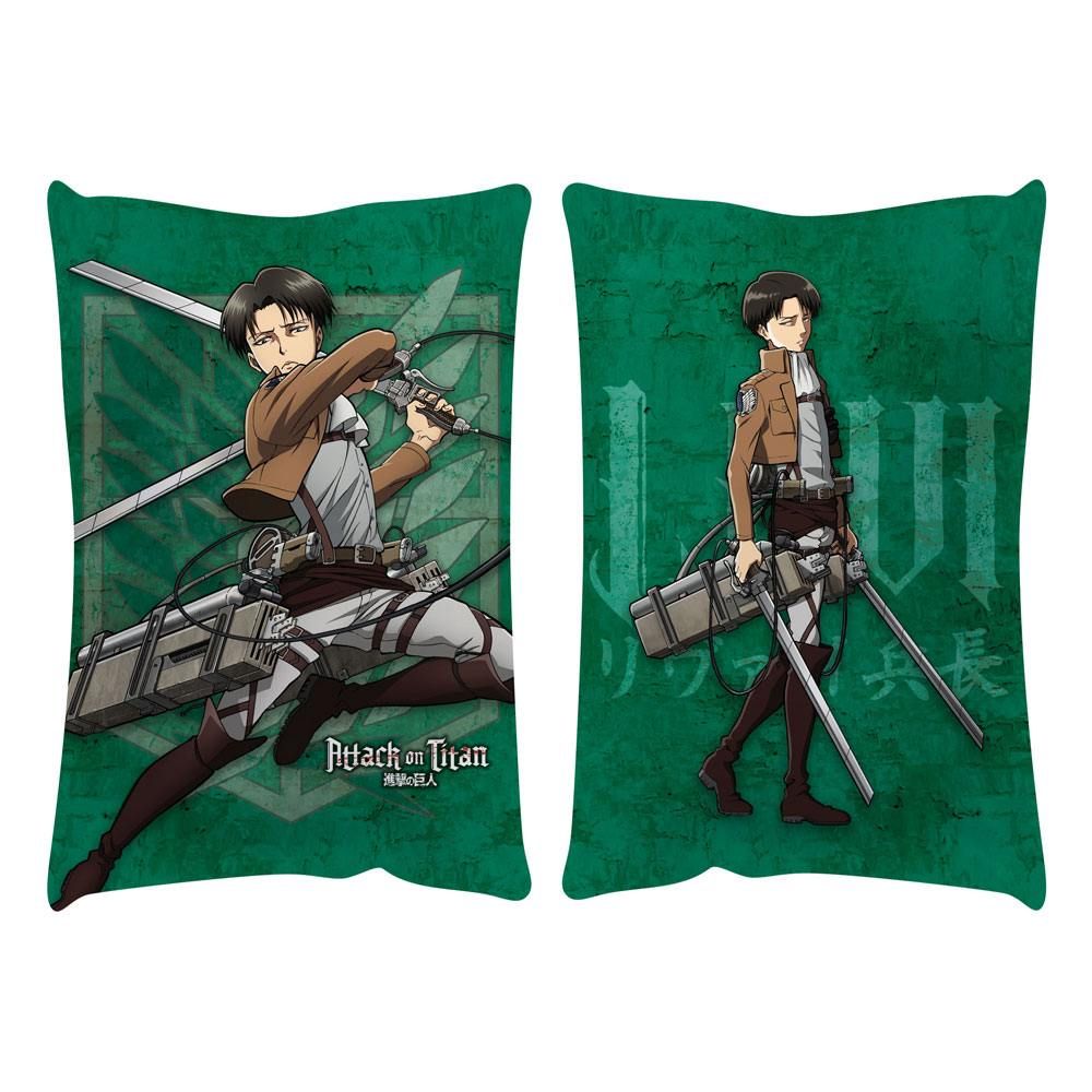 Attack on Titan Pillow Levi 50 x 35 cm POPbuddies