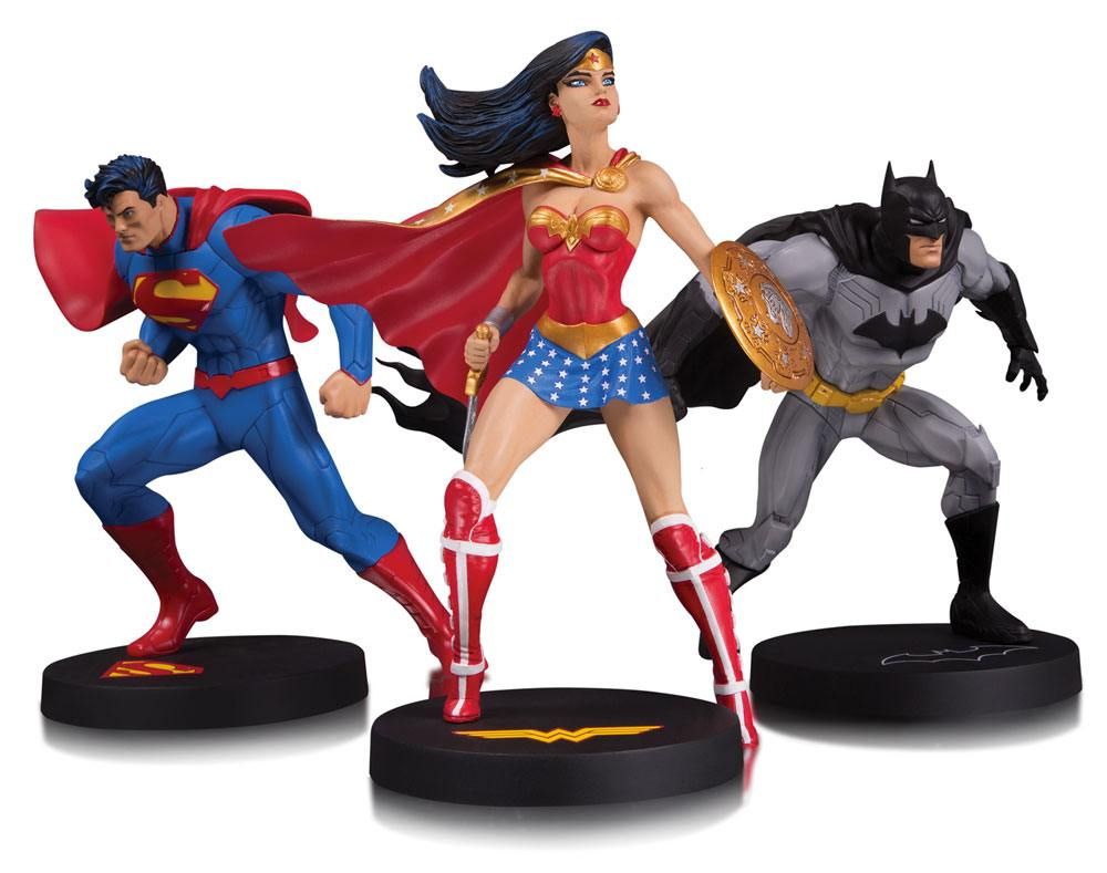 DC Designer Series Statue 3-Pack Trinity by Jim Lee 18 cm DC Direct