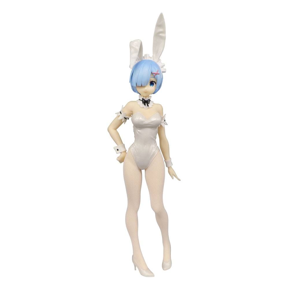 Re:Zero BiCute Bunnies PVC Statue Rem White Pearl Color Ver. 30 cm Furyu