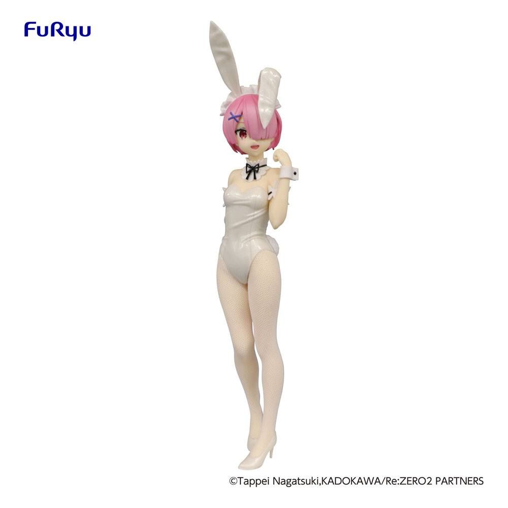 Re:Zero - Starting Life in Another World BiCute Bunnies PVC Statue Ram White Pearl Color Ver. 30 cm Furyu
