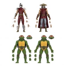 Teenage Mutant Ninja Turtles BST AXN Action Figure 4-Pack Mirage Comics Shredder & Turtles Exclusive 13 cm