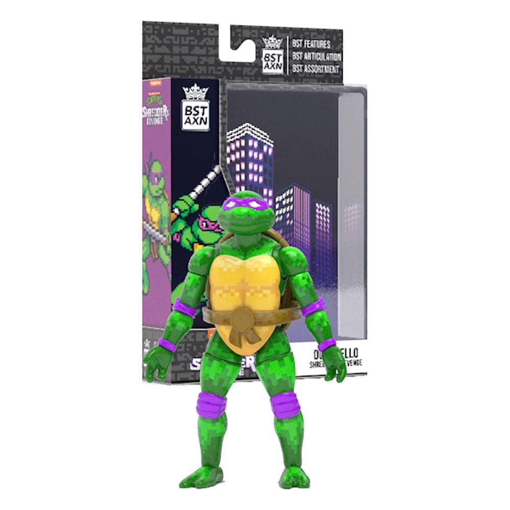 Teenage Mutant Ninja Turtles BST AXN Action Figure NES 8-Bit Donatello Exclusive 13 cm The Loyal Subjects