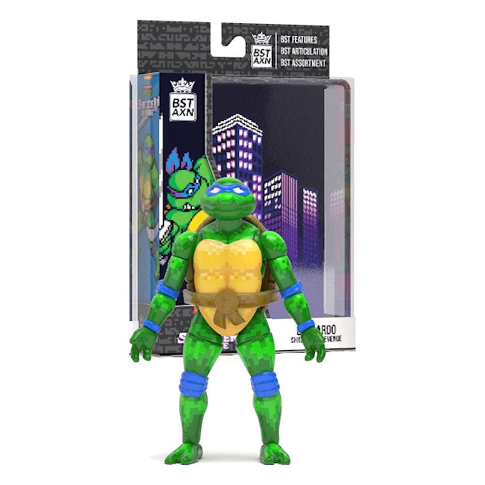 Teenage Mutant Ninja Turtles BST AXN Action Figure NES 8-Bit Leonardo Exclusive 13 cm The Loyal Subjects