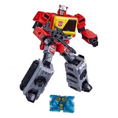 Transformers Generations War for Cybertron: Kingdom Voyager Class Action Figure 2021 Autobot Blaster & Eject 18 cm