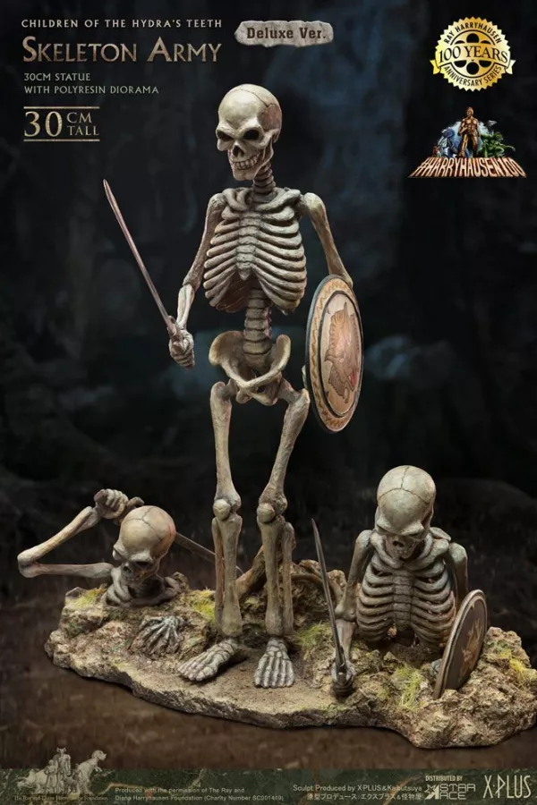Jason and the Argonauts Gigantic Soft Vinyl Statue Ray Harryhausens Skeleton Army (Children of the Hydra's Teeth) Deluxe Ver. 32 cm Star Ace Toys