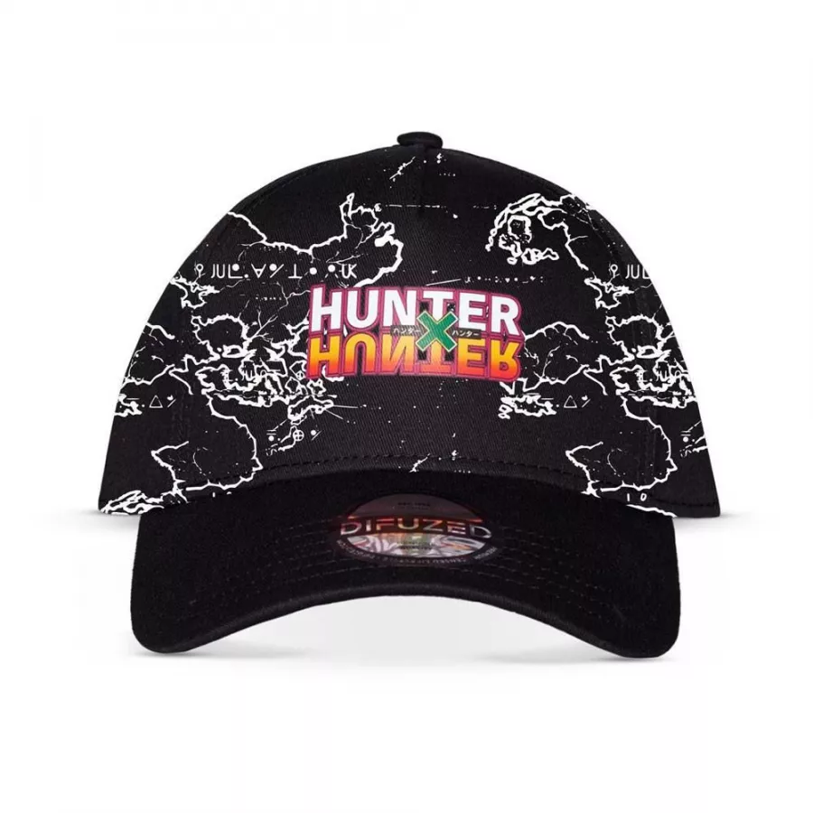 Hunter X Hunter Curved Bill Cap Logo AOP Difuzed