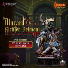 Castlevania: Symphony of the Night Elite Exclusive Statue 1/6 Alucard & Richter Belmont 91 cm Figurama Collectors