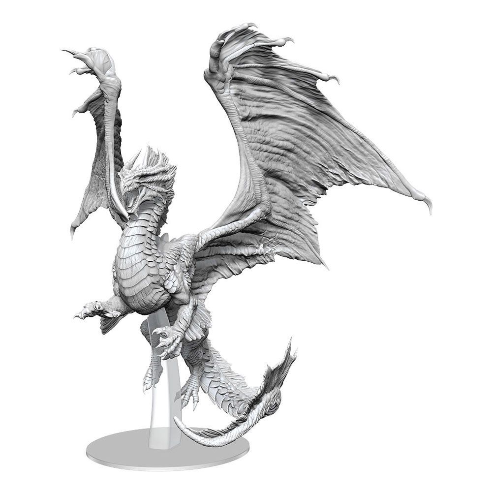 D&D Nolzur's Marvelous Miniatures Unpainted Miniature Adult Bronze Dragon Wizkids