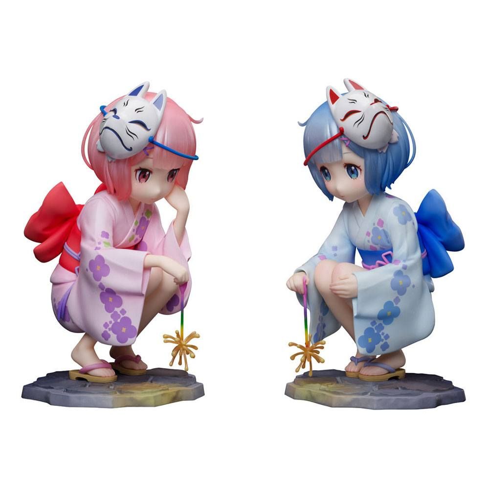 Re:ZERO -Starting Life in Another World- PVC Statues 1/7 Rem & Ram Childhood Summer Memories 11 cm Furyu
