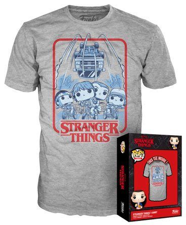 Stranger Things Boxed Tee T-Shirt Group Size S Funko