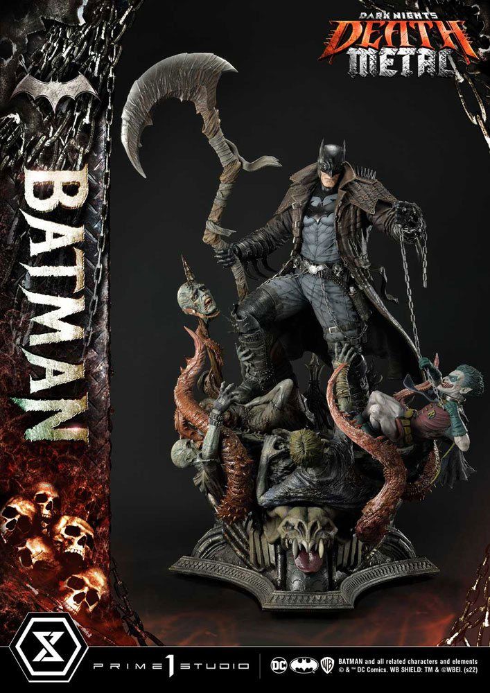 Dark Knights: Metal Statue 1/3 Death Metal Batman 105 cm Prime 1 Studio
